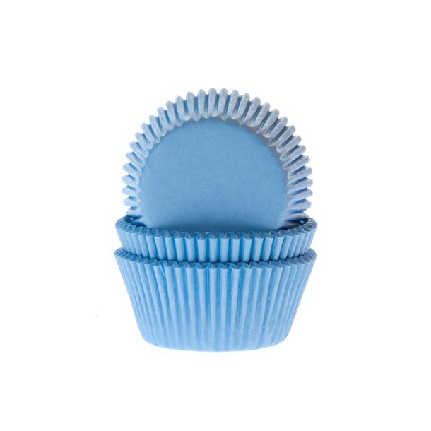 House of Marie Mini Muffinsforme Lysebl - 60stk