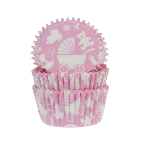 House of Marie Muffinsforme Baby Pink - 50stk