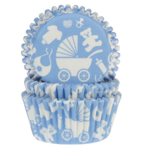 House of Marie Muffinsforme Baby Blue - 50stk