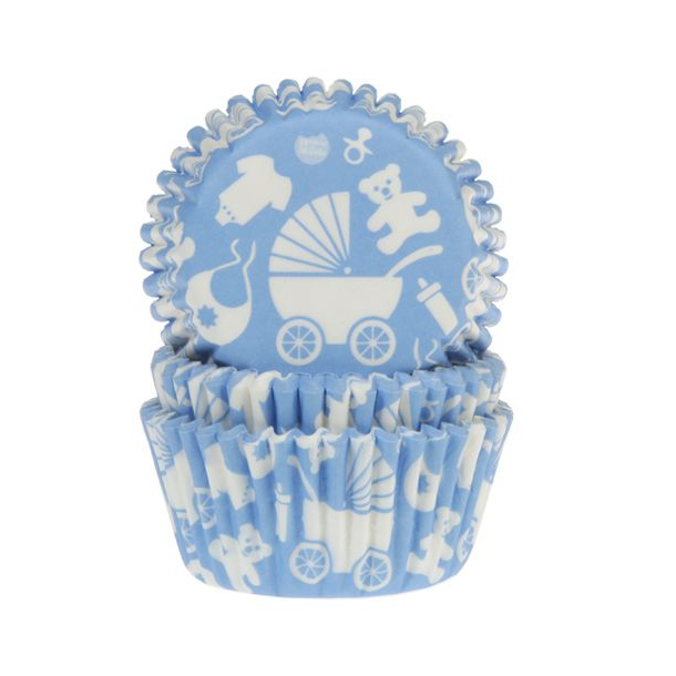 House of Marie Muffinsforme Baby Blue - 50stk
