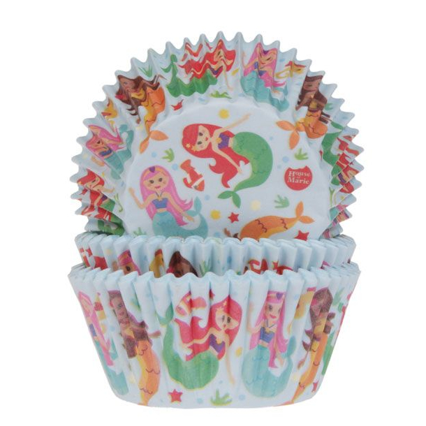 House of Marie Muffinsforme Havfrue - 50stk