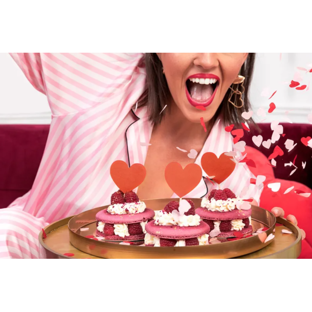 Konfetti Hjerter Rd - 15g