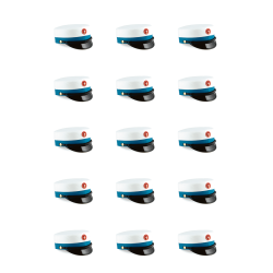 Luksus Sukkerprint Studenterhue Bl� �5 - 15stk