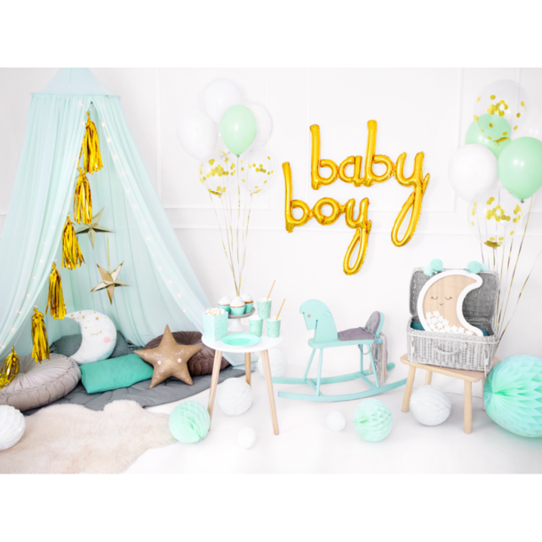 Balloner Kraftige Metallisk Hvid 30 cm - 10stk