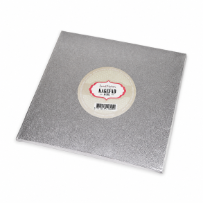 SweetKitchen Kagepap S�lv 35x35, 10mm - 1stk