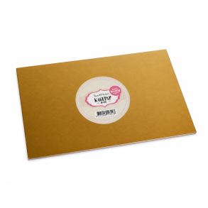SweetKitchen Kagepap S�lv/Guld 40x30, 3mm - 1stk