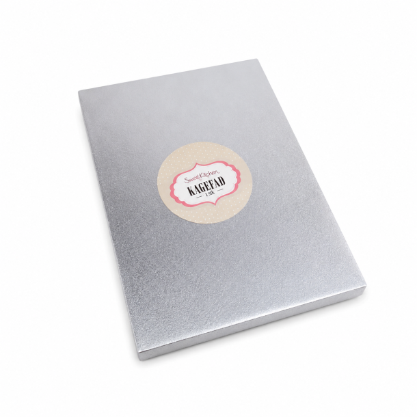 SweetKitchen Kagepap S�lv 35x25, 10mm - 1stk