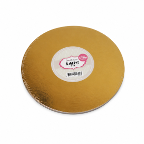SweetKitchen Kagepap S�lv/Guld �35, 3mm - 1stk