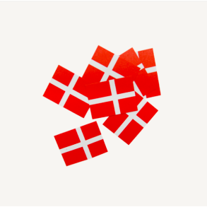 Konfetti Flag Papir - 150stk