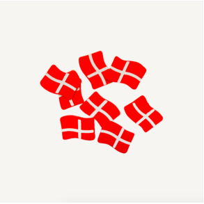 Konfetti Flag Tr - 45stk