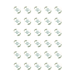 Luksus Sukkerprint Konfirmand Grn 3,8 - 30stk