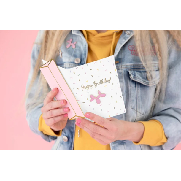 Kort Ballon Hund - 1stk