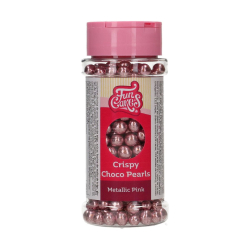 FunCakes Krymmel Crispy Choco Pearls Metallic Pink - 60g