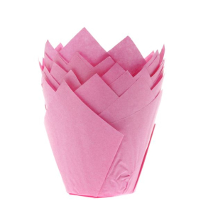 House Of Marie Muffinsform Tulip Pink - 36stk