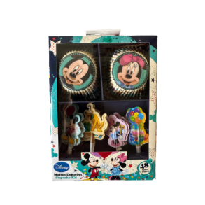 Muffinsforme & Cake Topper Mickey Mouse - 48stk