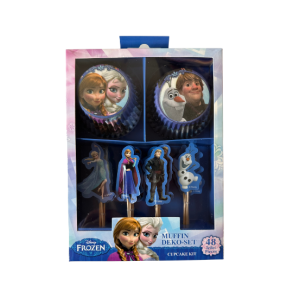 Muffinsforme & Cake Topper Frozen - 48stk