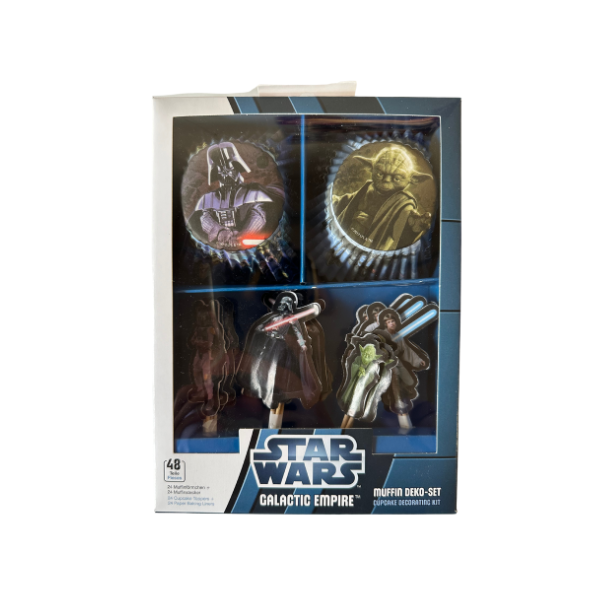 Muffinsforme &amp; Cake Topper Star Wars - 48stk