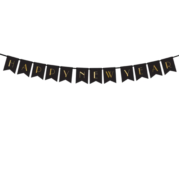 Banner Happy New Year Sort - 15x170cm