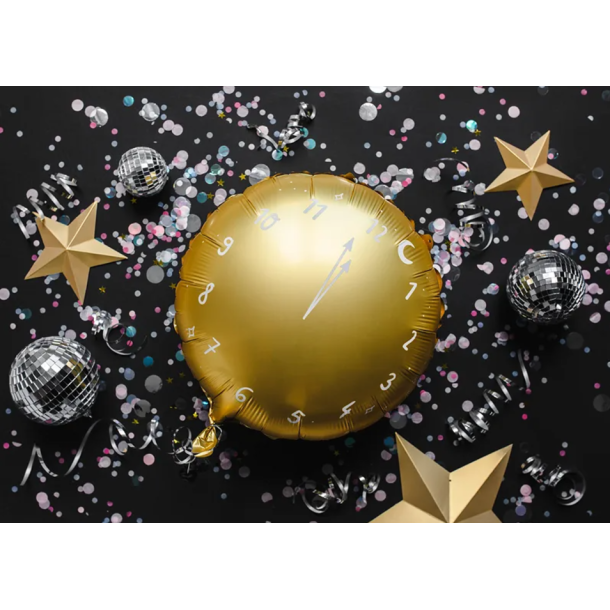 Folieballon Ur - 1stk