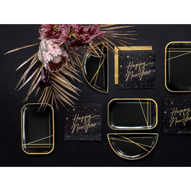 Servietter Happy New Year 33x33cm - 20stk