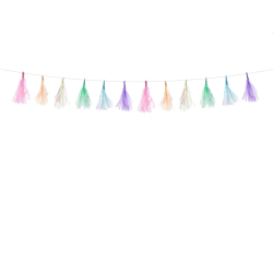 Guirlande Tassel Mini Pastel - 1,2m