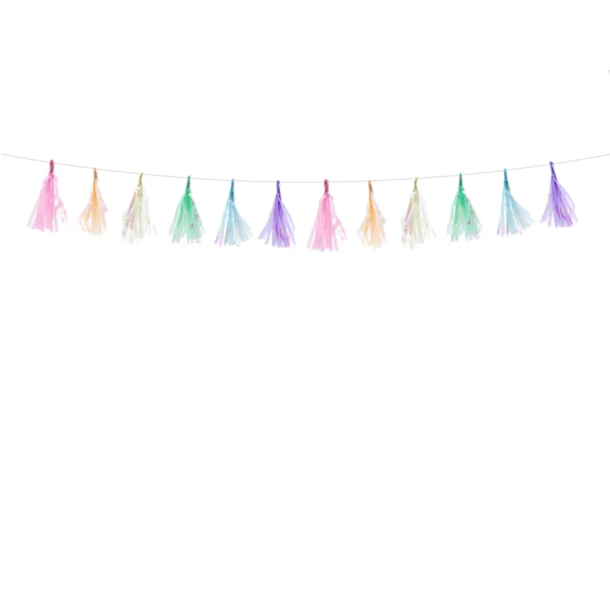 Guirlande Tassel Mini Pastel - 1,2m