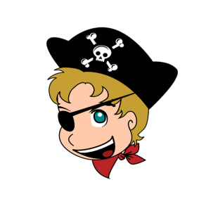 Luksus Sukkerprint Pirat - 19