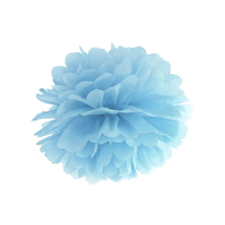Pompom Lysebl - 35cm
