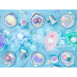 Pompom Lysebl - 25cm