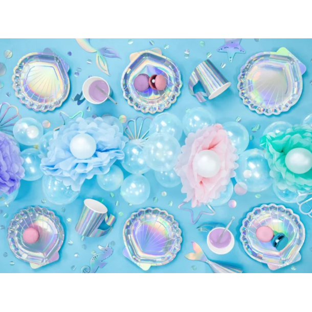 Pompom Lysebl - 25cm