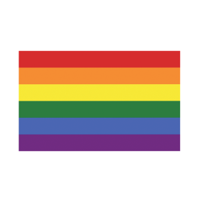 Luksus Sukkerprint Pride Flag - A4
