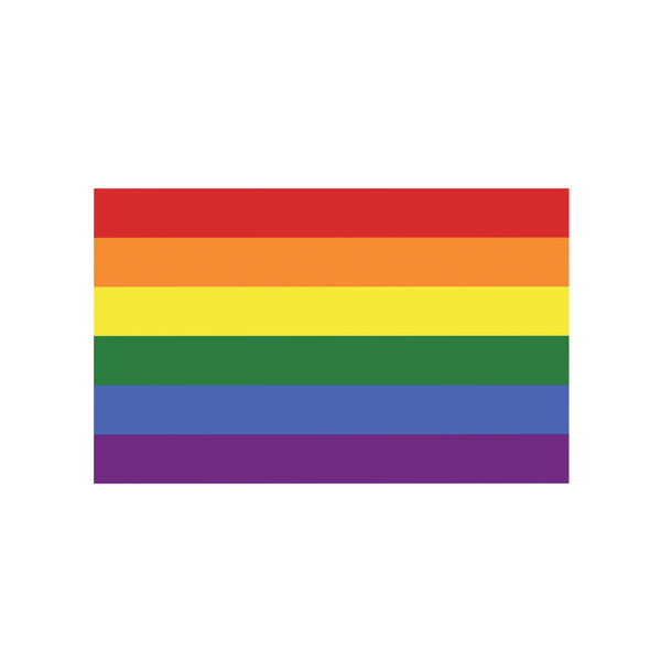 Luksus Sukkerprint Pride Flag - A4