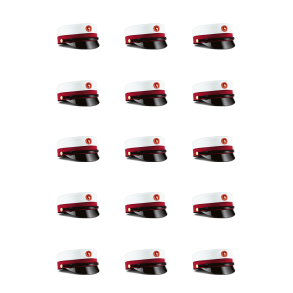 Luksus Sukkerprint Studenterhue R�d �5 - 15stk