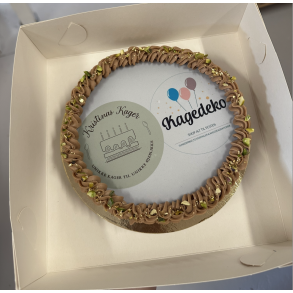 Luksus Kage m. Sukkerprint - 10pers