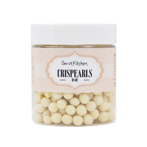 SweetKitchen Perler Med Knas Hvid Chokolade - 35g 