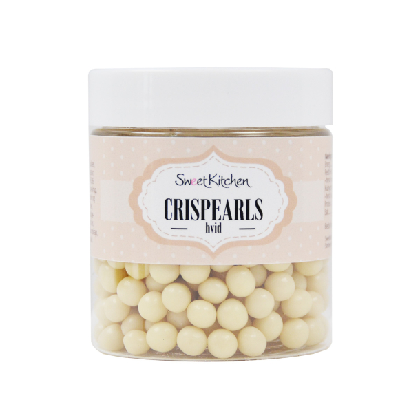 SweetKitchen Perler Med Knas Hvid Chokolade - 35g 