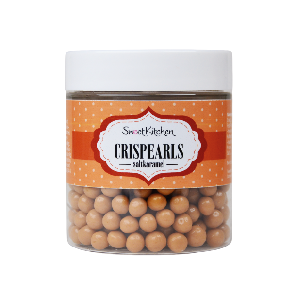 SweetKitchen Perler Med Knas - Salt Karamel 35g