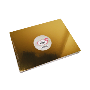 SweetKitchen Kagepap Slv/Guld 40x30 - 3mm