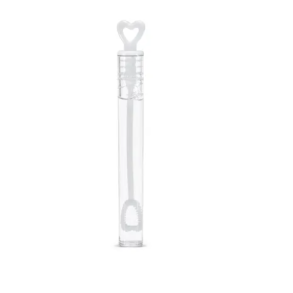 Sbebobler Hjerte Hvid - 48 stk