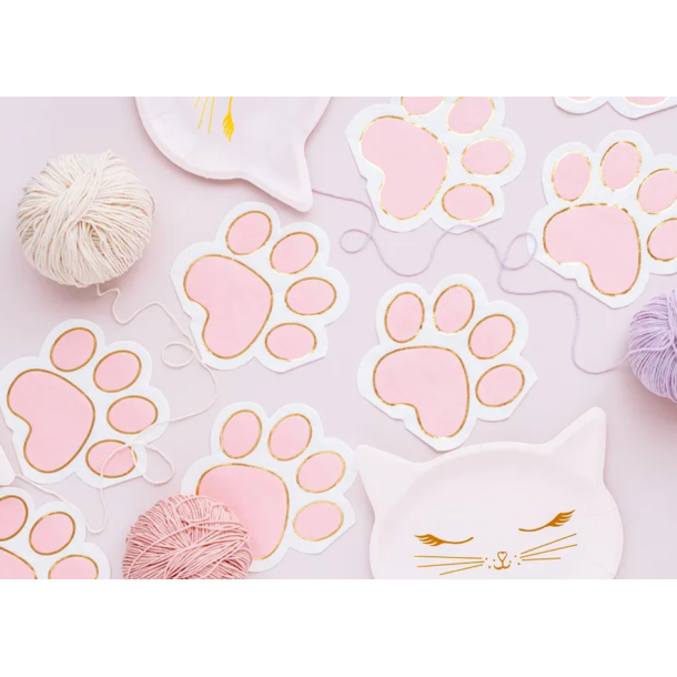 Servietter Kattepote - 12stk