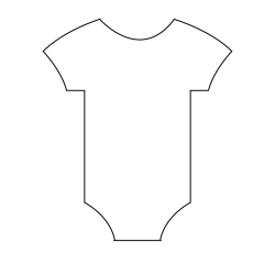 Kagedeko Skabelon - Babybody