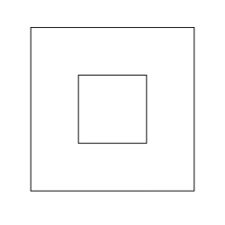 Kagedeko Skabelon - Firkant