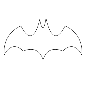 Kagedeko Skabelon - Flagermus