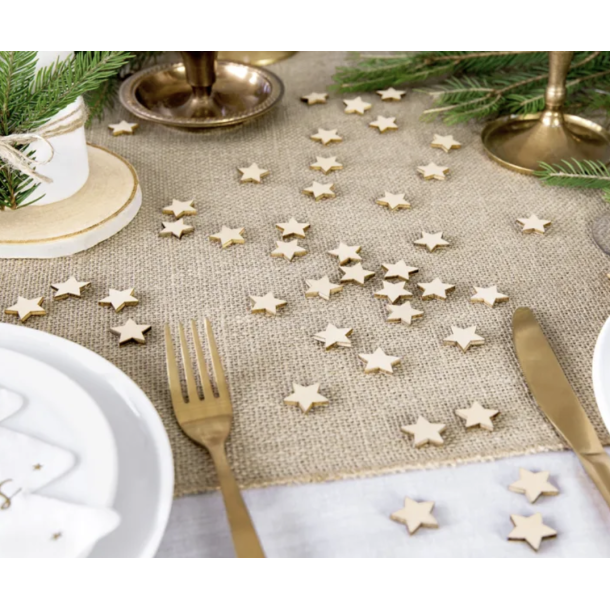 Konfetti Stjerner Tr - 50stk