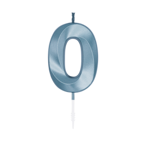 Kagelys Metallic Lysebl� Tal 0 - 6cm