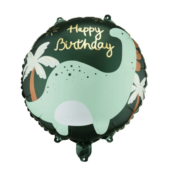 Folieballon Dinosaur Happy Birthday - 35cm