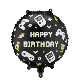 Folieballon Gaming Happy Birthday - 35cm