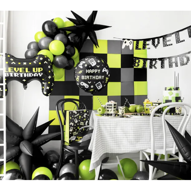 Folieballon Gaming Happy Birthday - 35cm