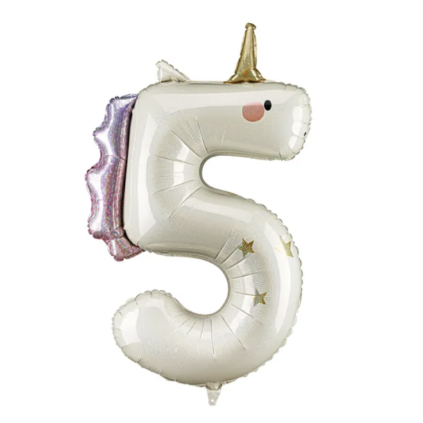 Folieballon Unicorn Tal 5 - 93cm