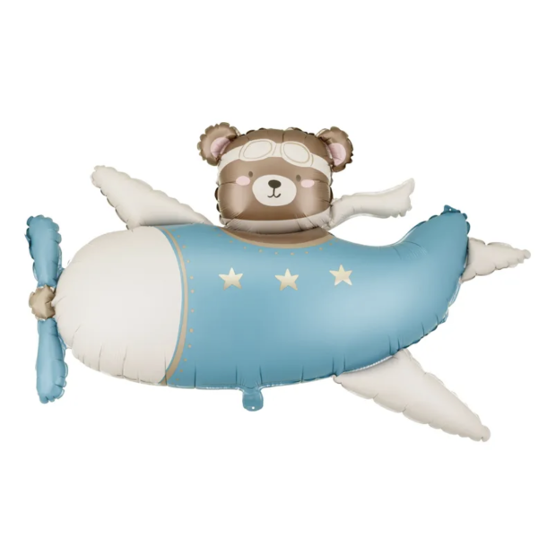 Folieballon Bamse Fly Lysebl� - 94x61cm